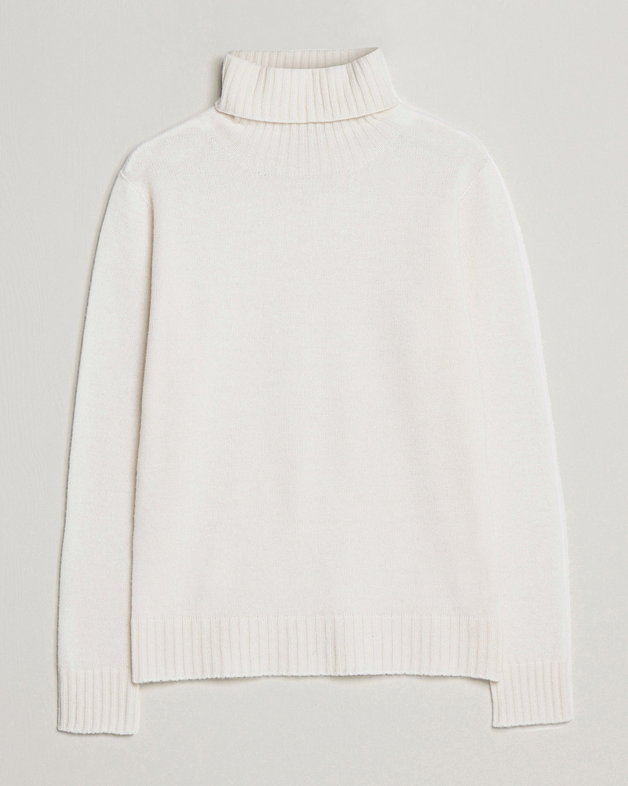 Herren | Pullover | Altea | Wool/Cashmere Turtleneck Sweater Latte