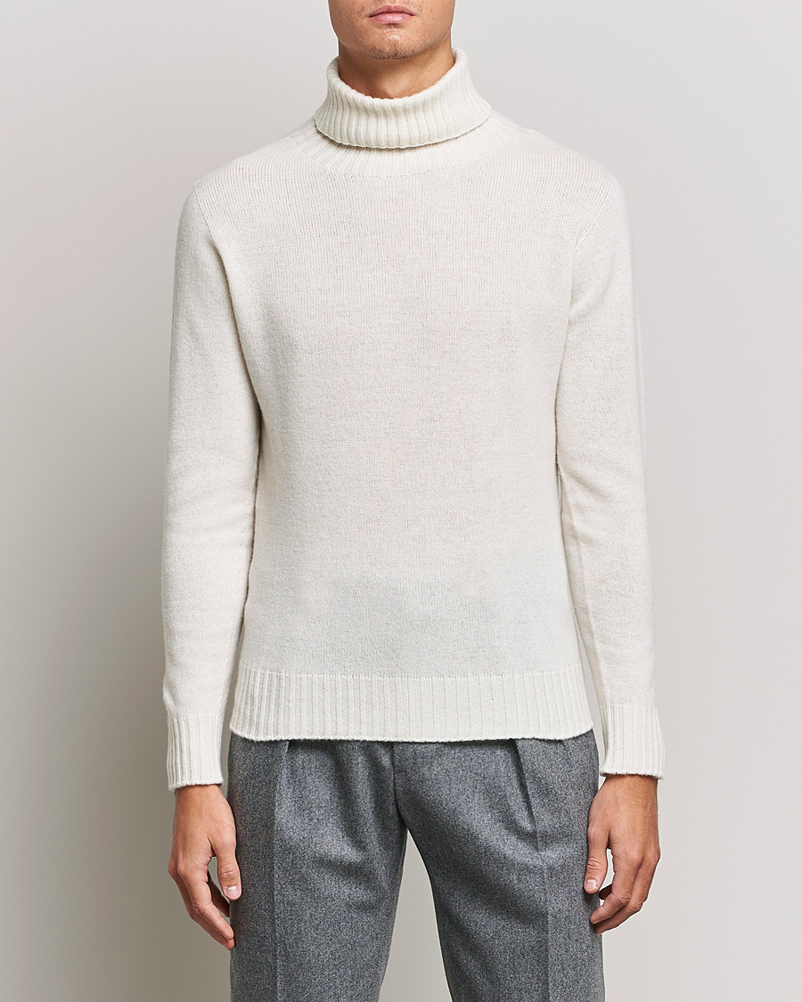 Herren | Pullover | Altea | Wool/Cashmere Turtleneck Sweater Latte