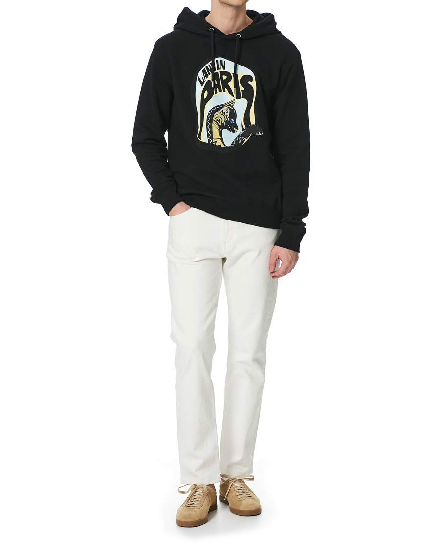 Herren | Pullover | Lanvin | Cat Print Hoodie Black