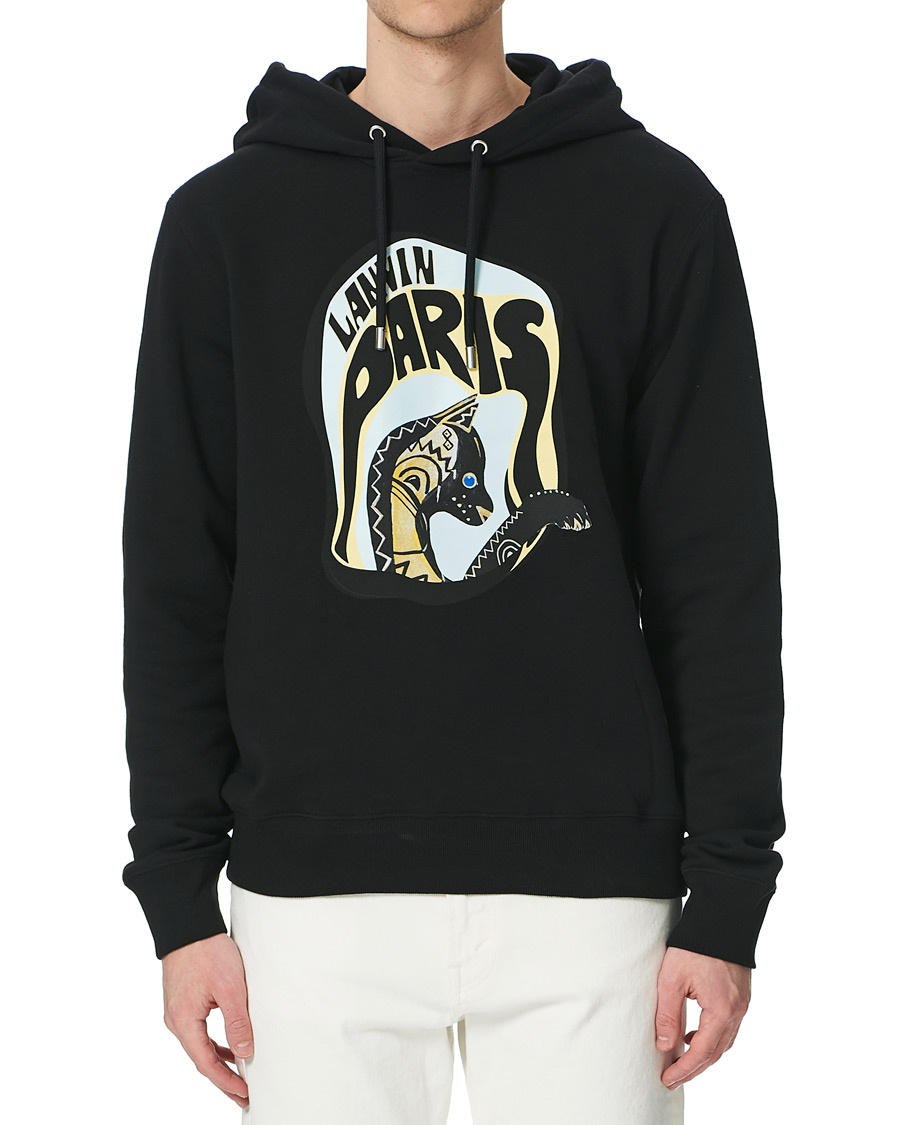 Herren | Pullover | Lanvin | Cat Print Hoodie Black