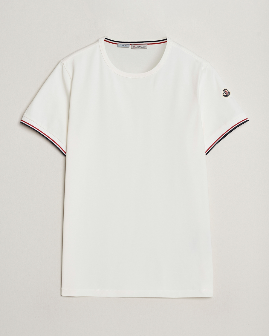 Herren | T-Shirts | Moncler | Shoulder Logo T-Shirt Off White