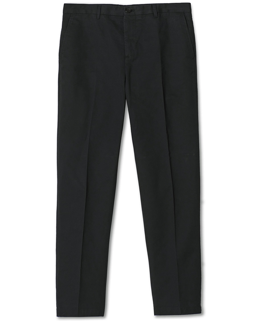 Herren | Hosen | Filippa K | William Cotton Trousers Black