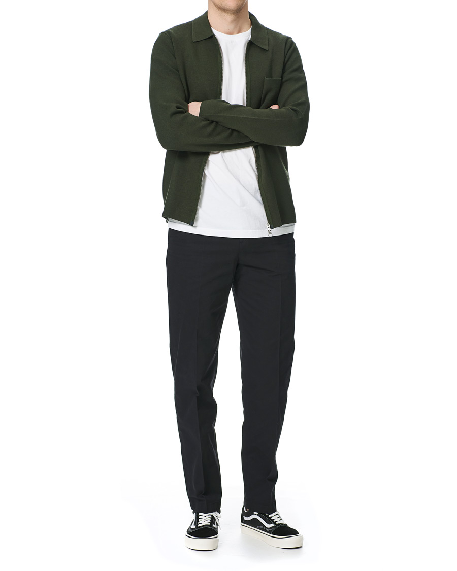 Herren | Hosen | Filippa K | William Cotton Trousers Black
