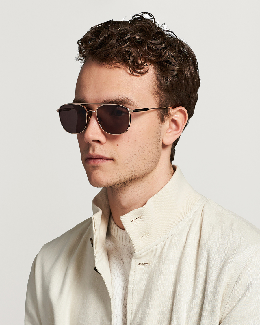 Herren | Tom Ford Jake Sunglasses Shiny Rose Gold/Brown | Tom Ford | Jake Sunglasses Shiny Rose Gold/Brown