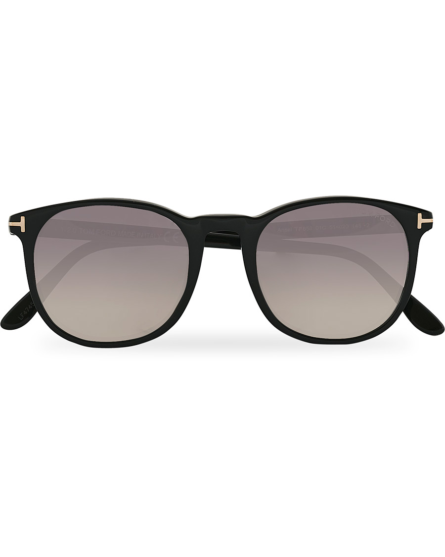 Herren | Tom Ford Ansel Sunglasses Shiny Black/Smoke Mirror | Tom Ford | Ansel Sunglasses Shiny Black/Smoke Mirror