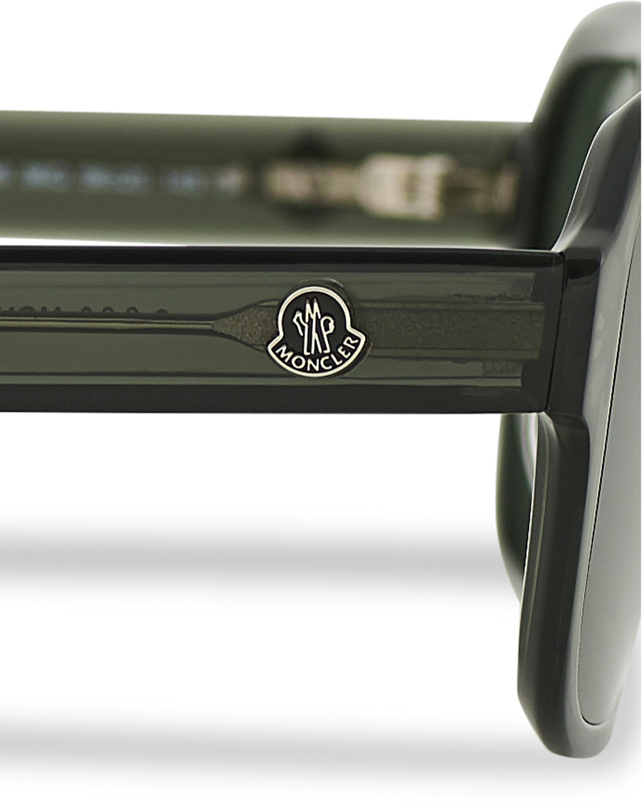 Herren | Moncler Lunettes Icebridge Sunglasses Shiny Dark Green/Green Mirror | Moncler Lunettes | Icebridge Sunglasses Shiny Dark Green/Green Mirror