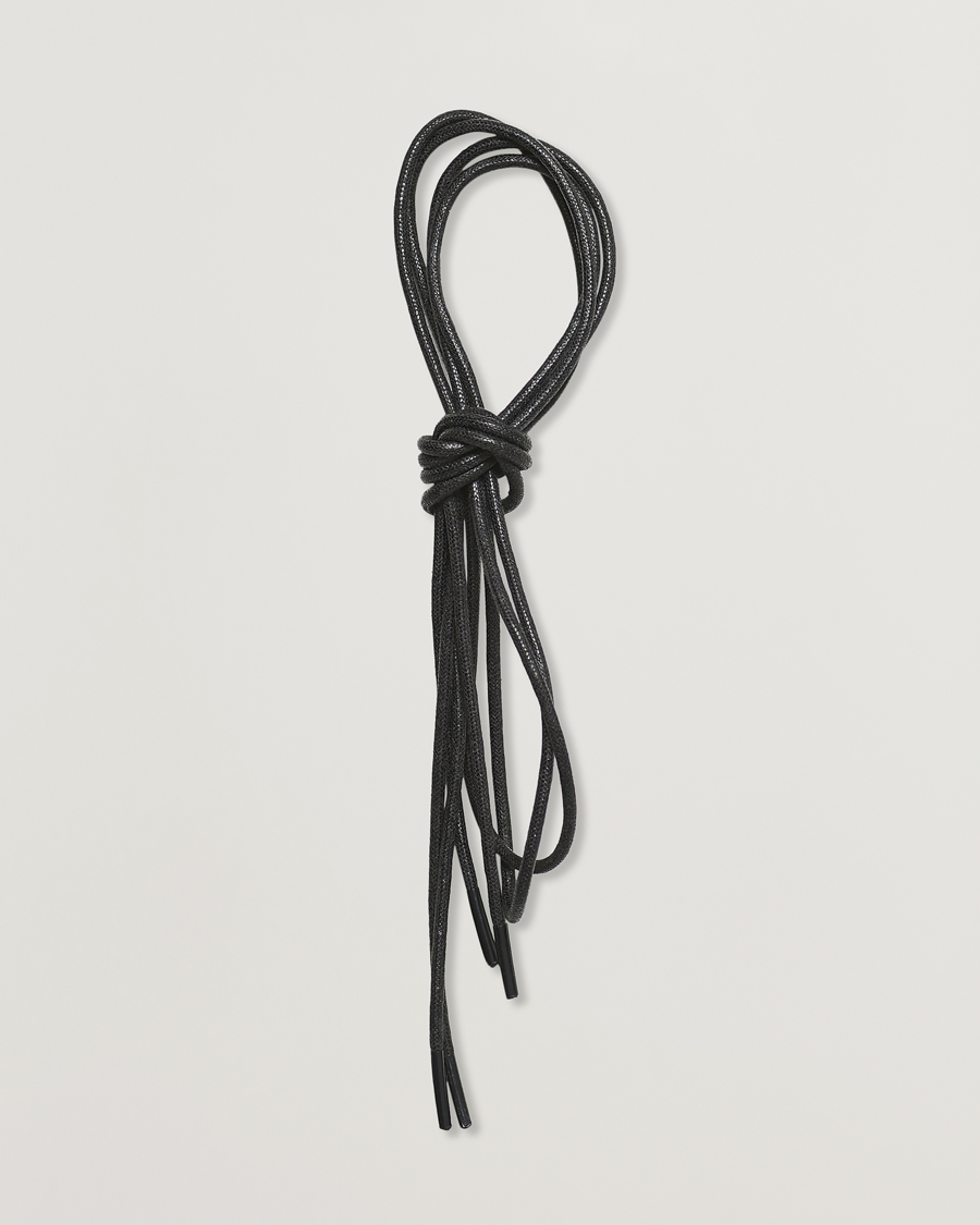 Herren | Schuhpflege | Saphir Medaille d'Or | Shoe Laces Thin Waxed 75cm Black