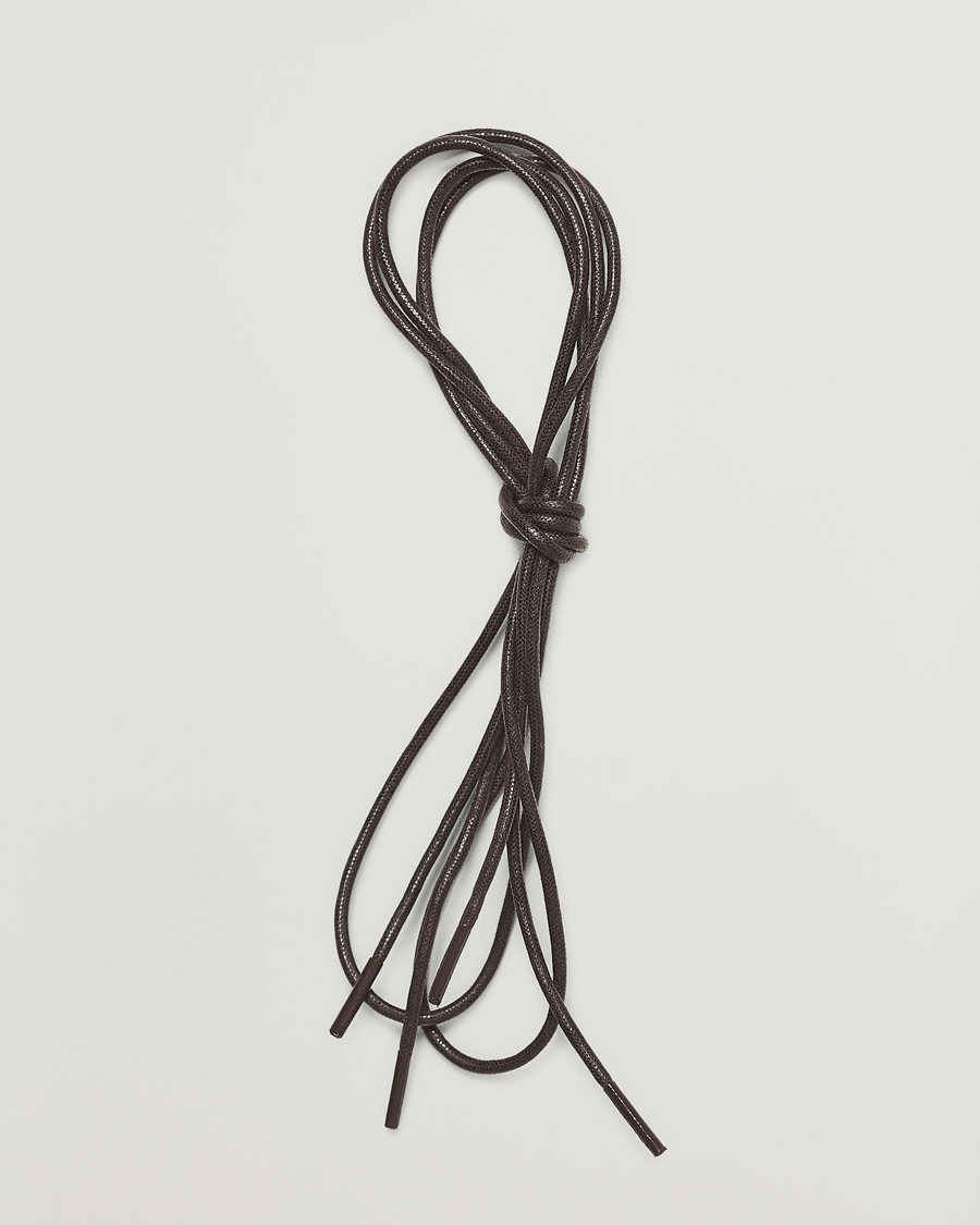 Herren | Schuhpflege | Saphir Medaille d'Or | Shoe Laces Thin Waxed 75cm Dark Brown