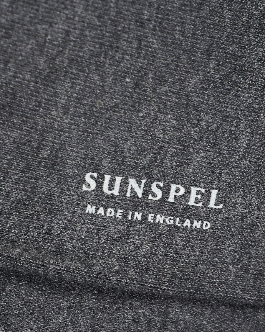 Herren | Sunspel | Sunspel | Cotton Blend Socks Grey Melange