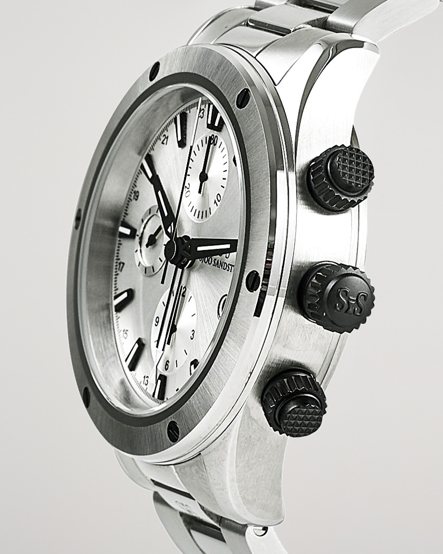 Herren | Sjöö Sandström UTC Extreme 44,2mm White and Stainless Steel | Sjöö Sandström | UTC Extreme 44,2mm White and Stainless Steel