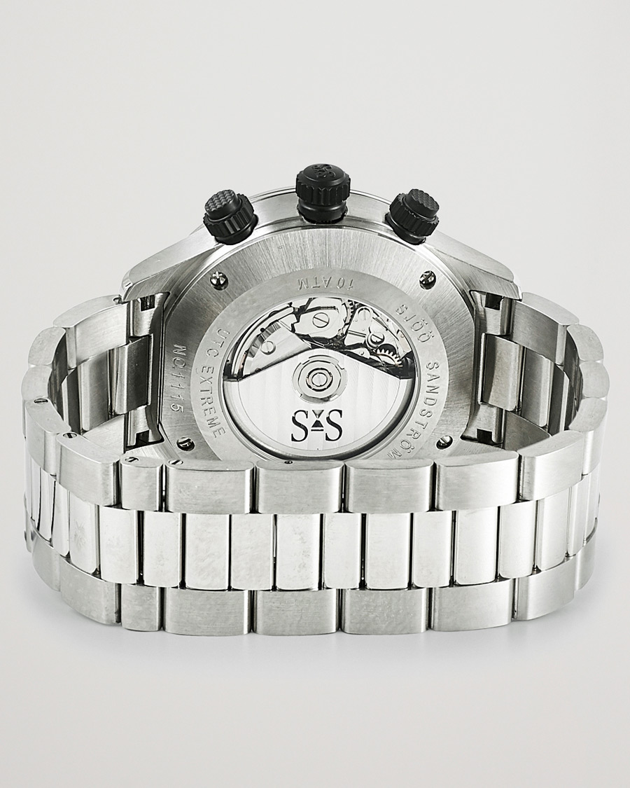 Herren | Sjöö Sandström UTC Extreme 44,2mm White and Stainless Steel | Sjöö Sandström | UTC Extreme 44,2mm White and Stainless Steel