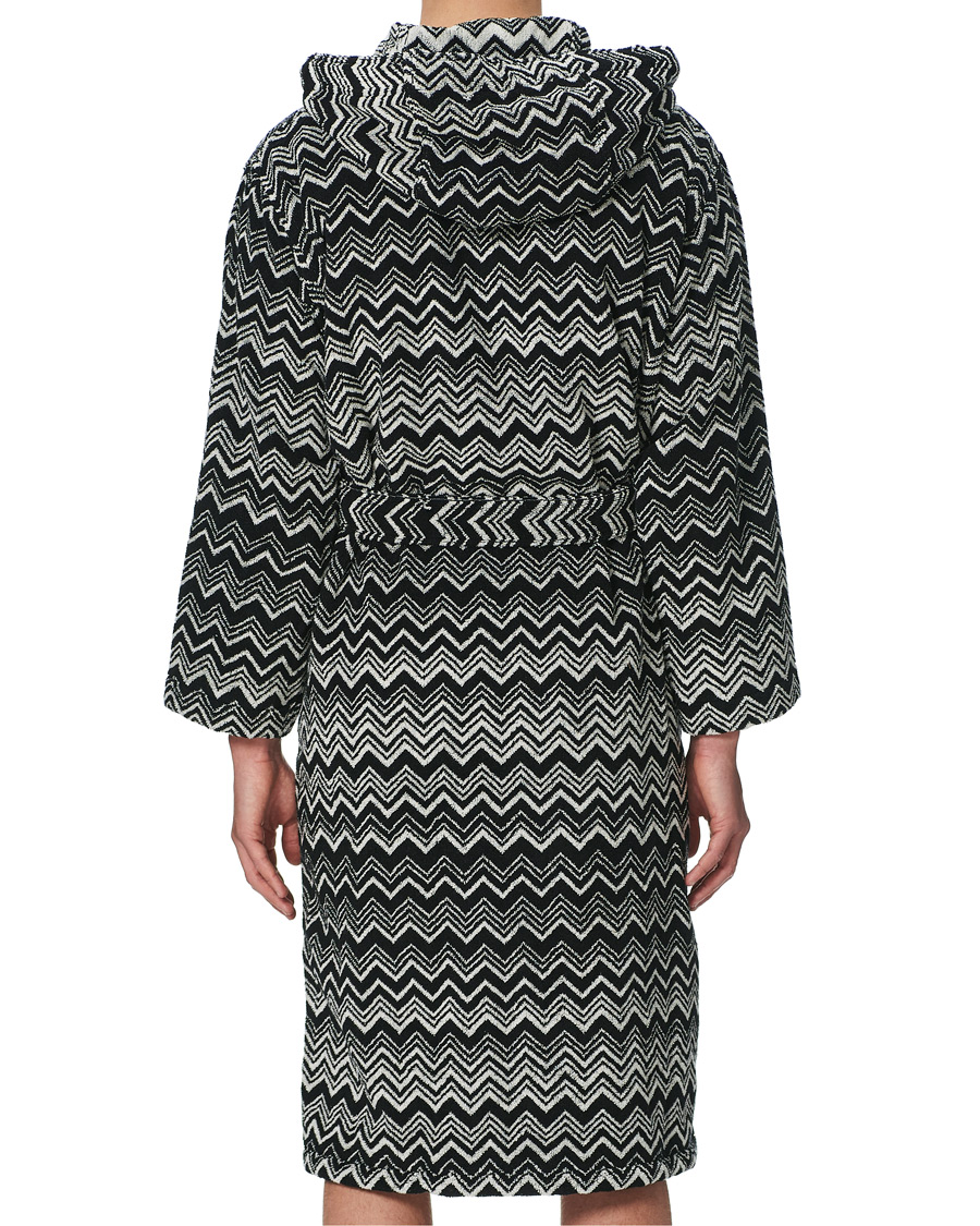 Herren | Schlafanzüge & Bademäntel | Missoni Home | Keith Bathrobe Black/White