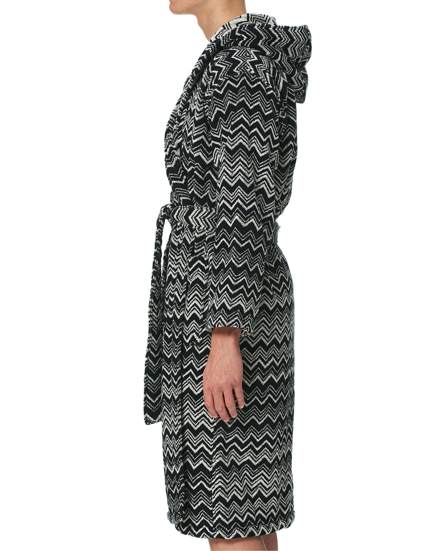 Herren | Schlafanzüge & Bademäntel | Missoni Home | Keith Bathrobe Black/White