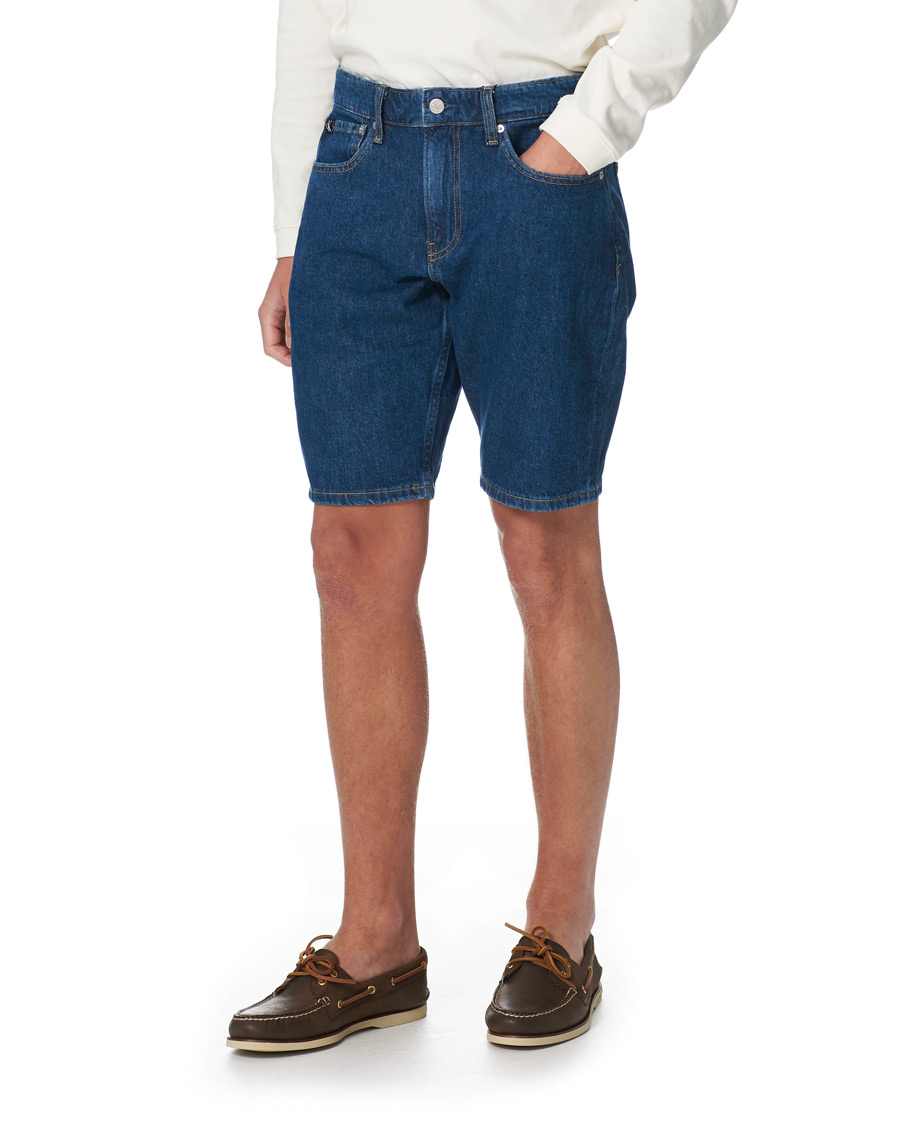 Herren | Shorts | Calvin Klein Jeans | Regular Denim Shorts Medium Blue
