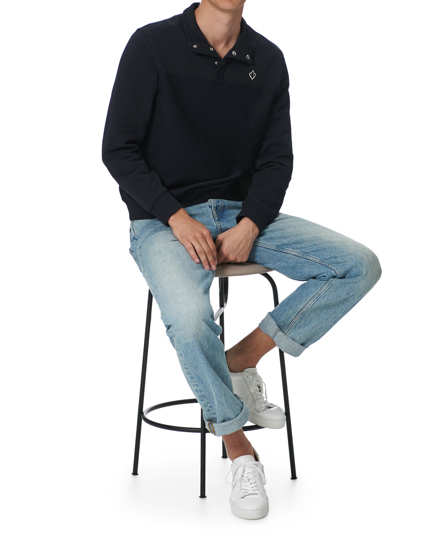 Herren | Pullover | Morris | Northclyff Rugger Sweatshirt Old Blue