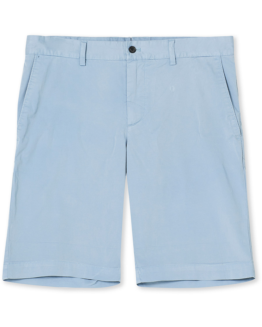 Herren | Shorts | J.Lindeberg | Nathan Super Satin Shorts Steel Blue