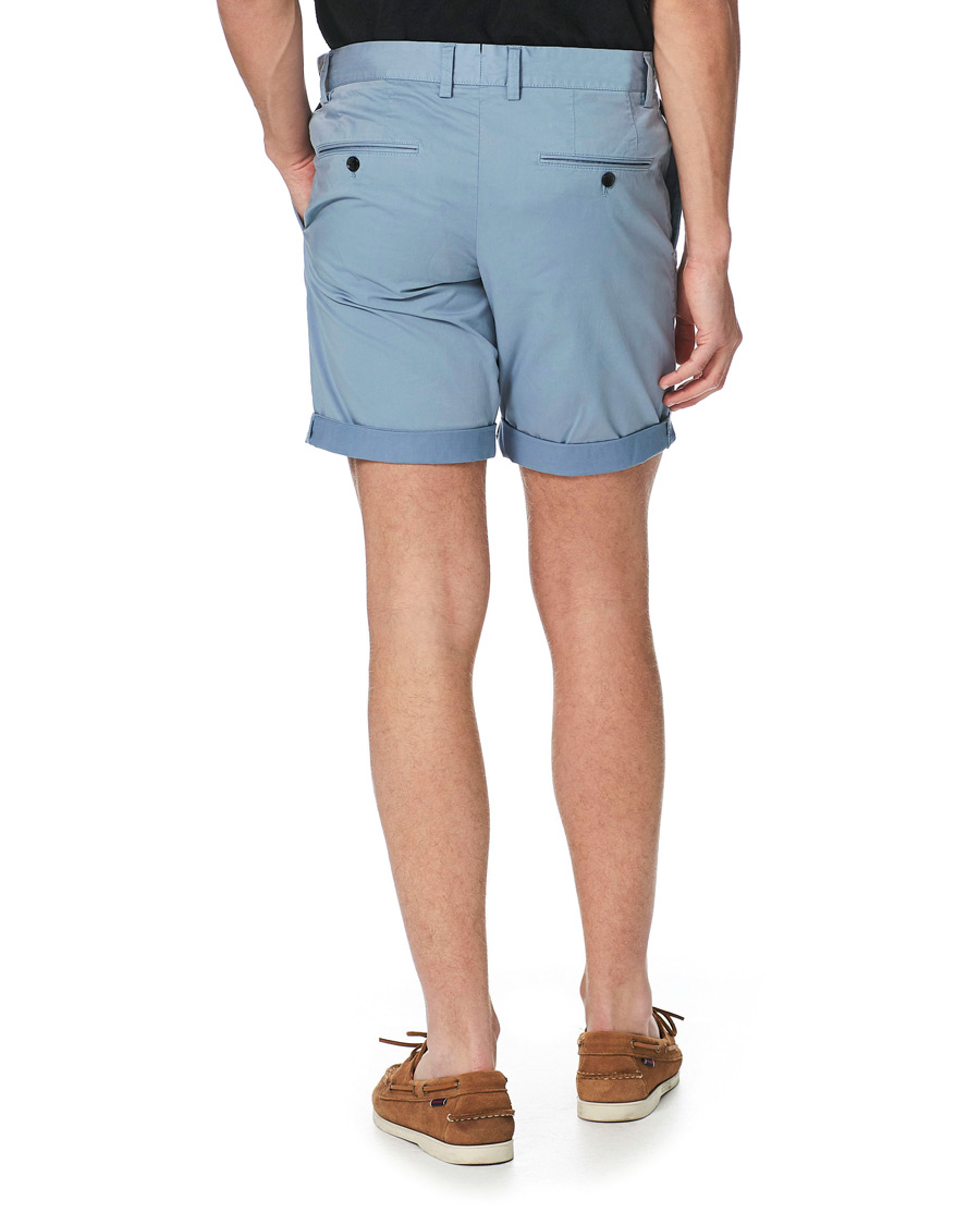 Herren | Shorts | J.Lindeberg | Nathan Super Satin Shorts Steel Blue