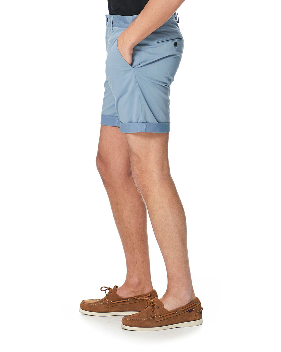 Herren | Shorts | J.Lindeberg | Nathan Super Satin Shorts Steel Blue