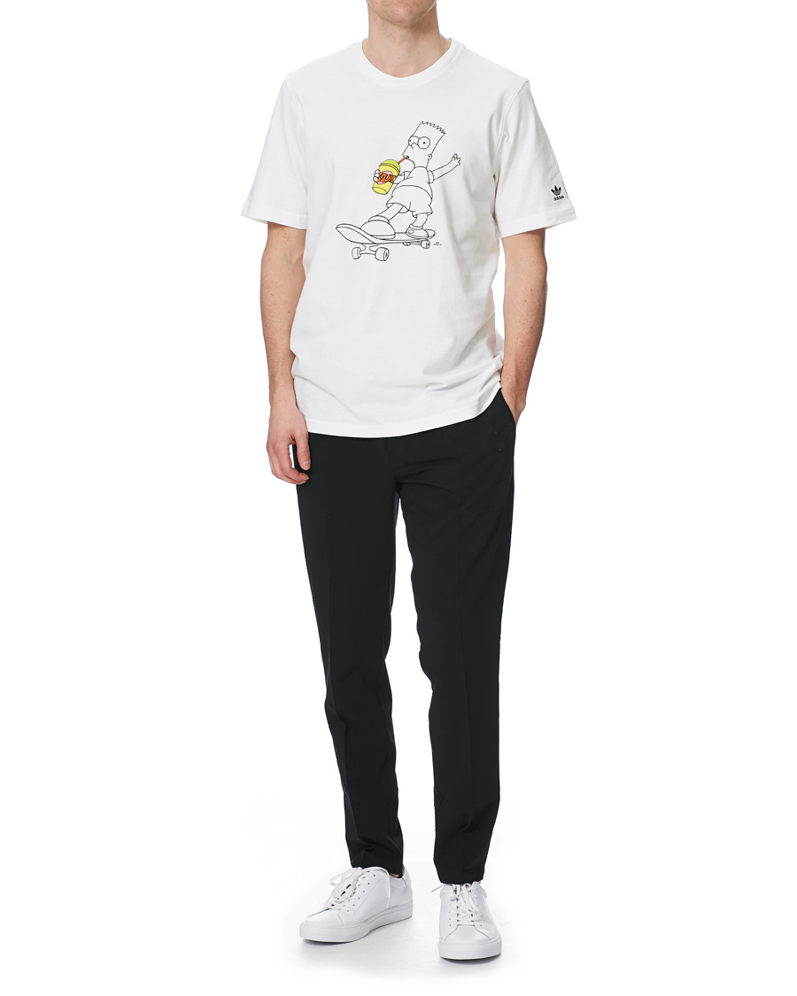 Herren | T-Shirts | adidas Originals | The Simpsons Crew Neck Tee White
