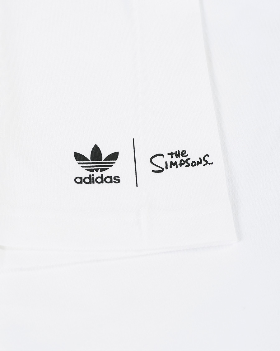 Herren | T-Shirts | adidas Originals | The Simpsons Crew Neck Tee White