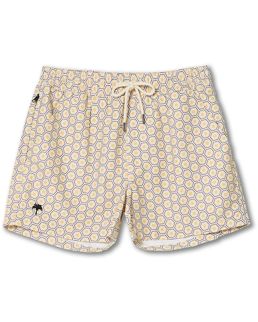 Herren | Badehosen | OAS | Printed Swim Shorts Geometric