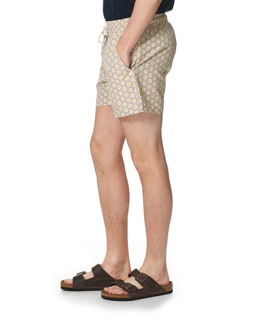 Herren | Badehosen | OAS | Printed Swim Shorts Geometric