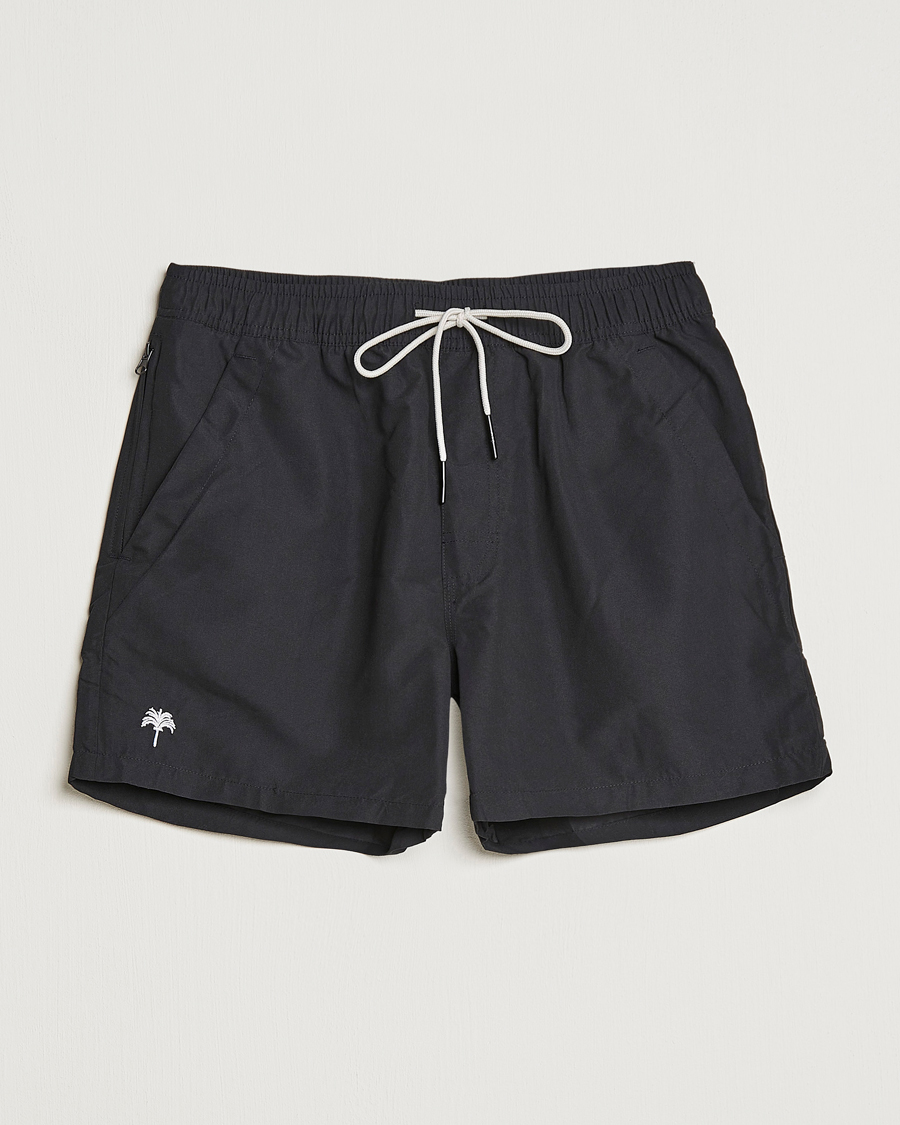 Herren | Badehosen | OAS | Plain Swimshorts Black