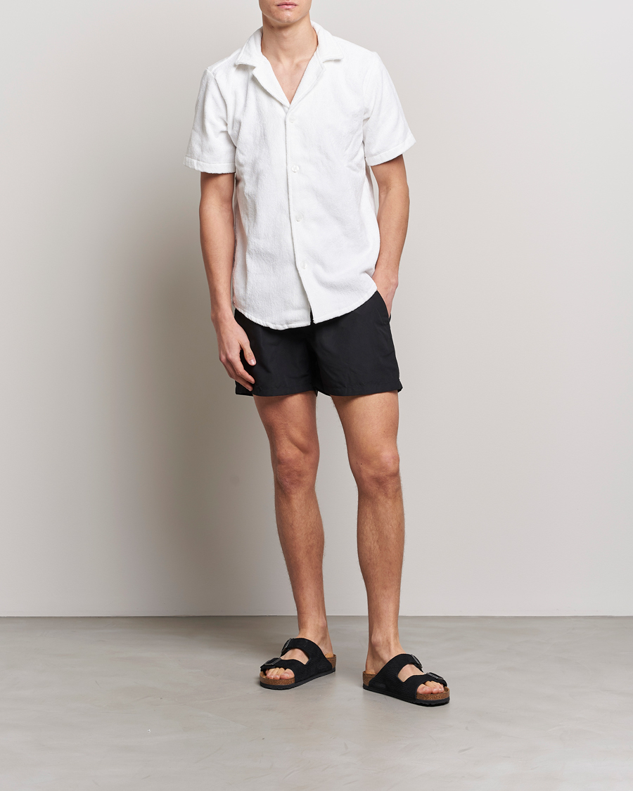 Herren | Badehosen | OAS | Plain Swimshorts Black