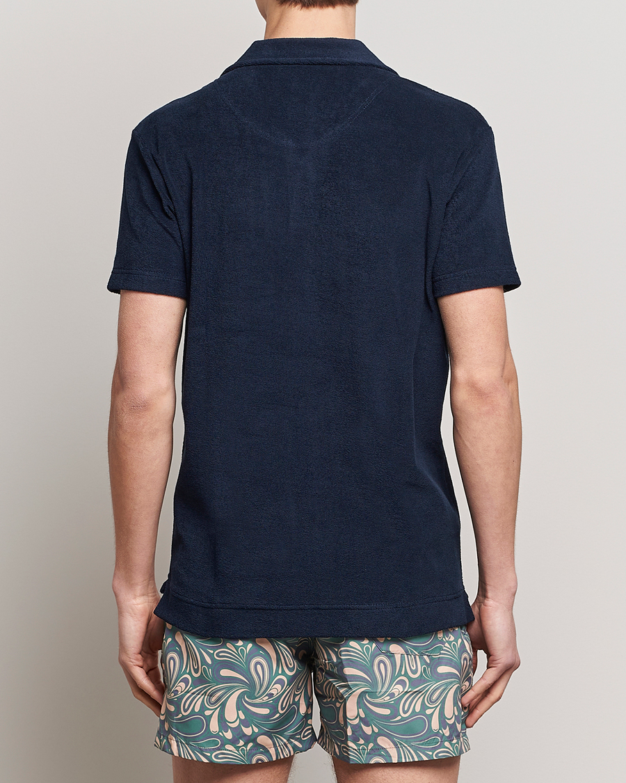 Herren | Poloshirts | OAS | Short Sleeve Terry Polo Navy