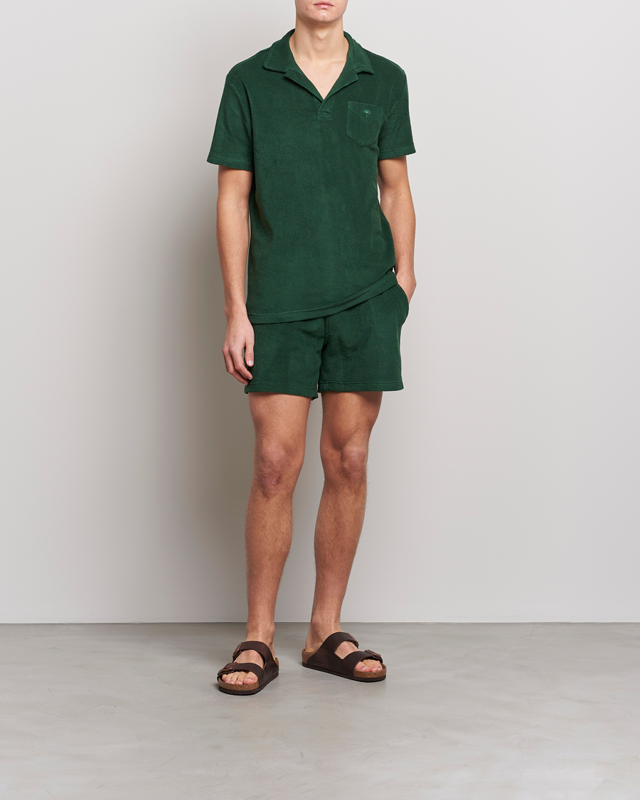 Herren | Shorts | OAS | Terry Shorts Green