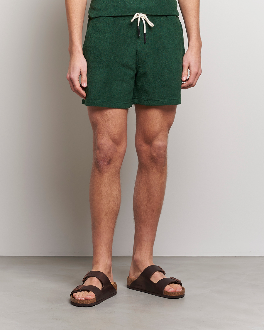 Herren | Shorts | OAS | Terry Shorts Green