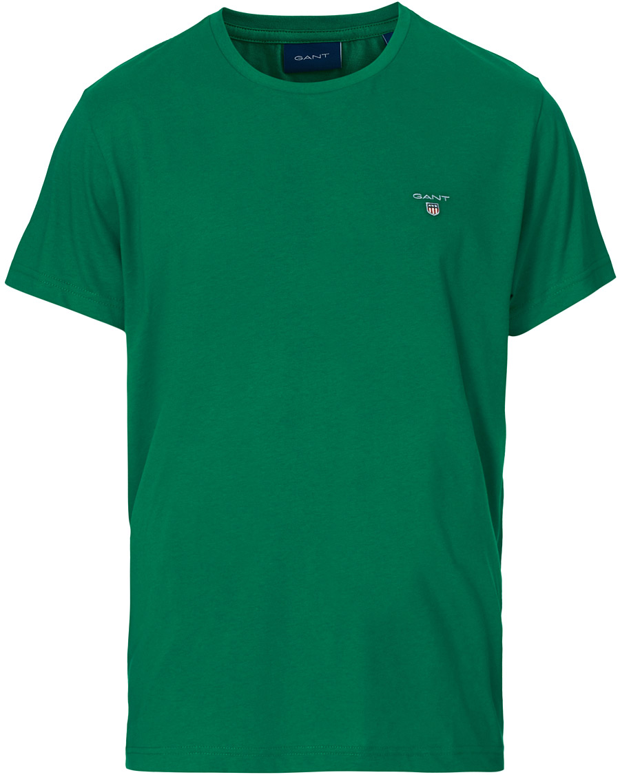 Herren | T-Shirts | GANT | Original Crew Neck Tee Lavish Green