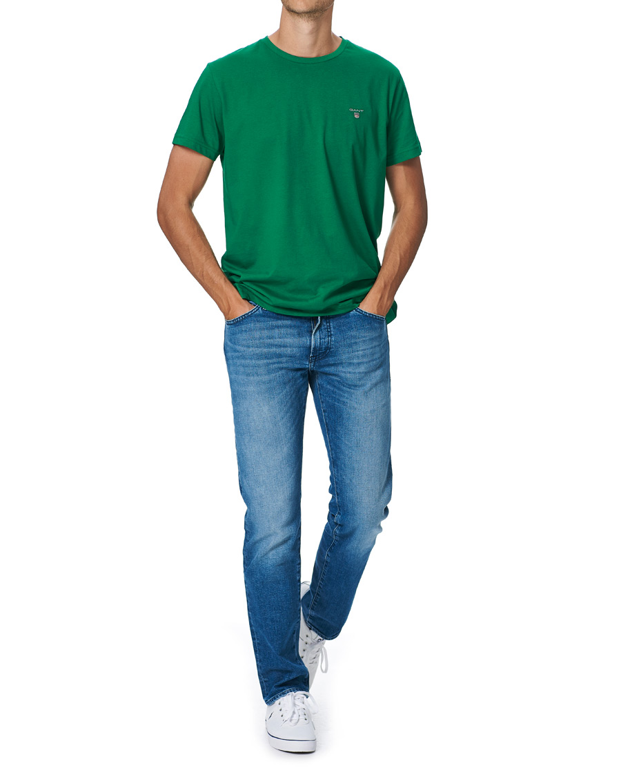 Herren | T-Shirts | GANT | Original Crew Neck Tee Lavish Green