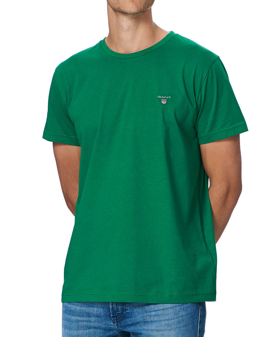 Herren | T-Shirts | GANT | Original Crew Neck Tee Lavish Green