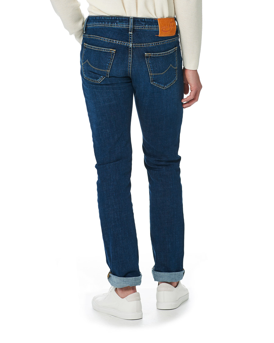 Herren | Jeans | Jacob Cohën | 688 Slim Fit Jeans Mid Blue