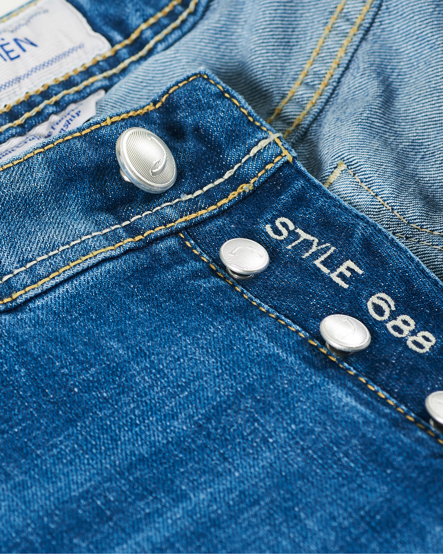 Herren | Jeans | Jacob Cohën | 688 Slim Fit Jeans Light Blue