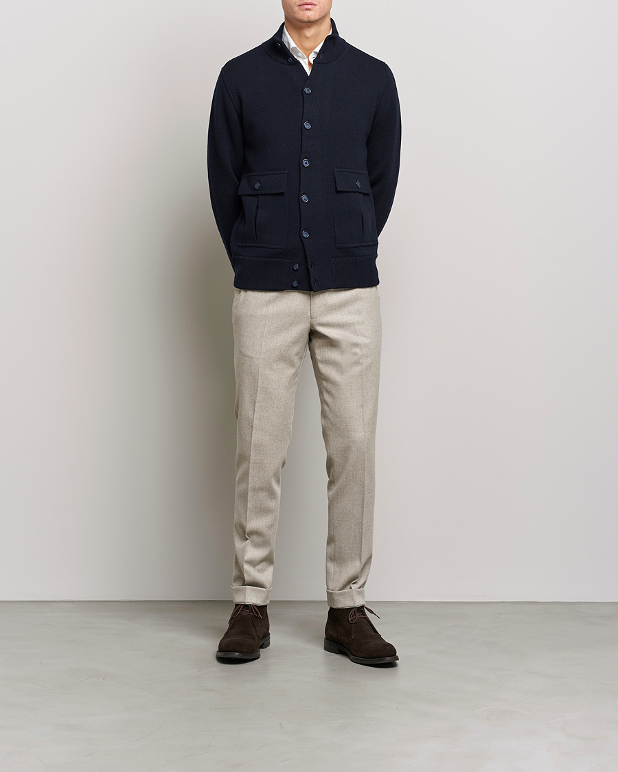 Herren | Jacken | Valstar | Valstarino Merino Wool Jacket Navy