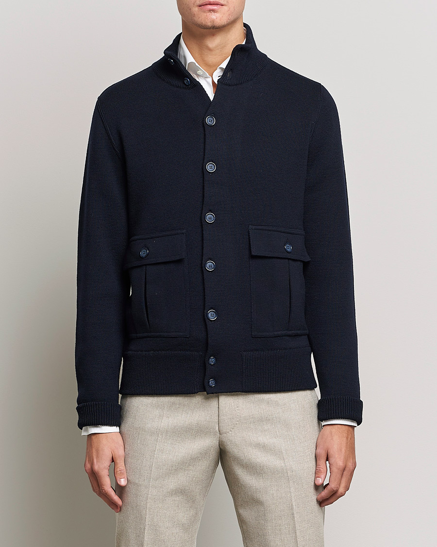 Herren | Jacken | Valstar | Valstarino Merino Wool Jacket Navy