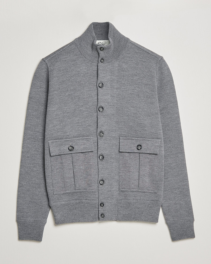 Herren | Jacken | Valstar | Valstarino Merino Wool Jacket Grey Melange