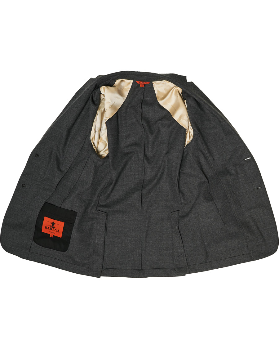 Herren | Sakkos | Barena | Borgo Unconstructed Flannel Blazer Grey Melange