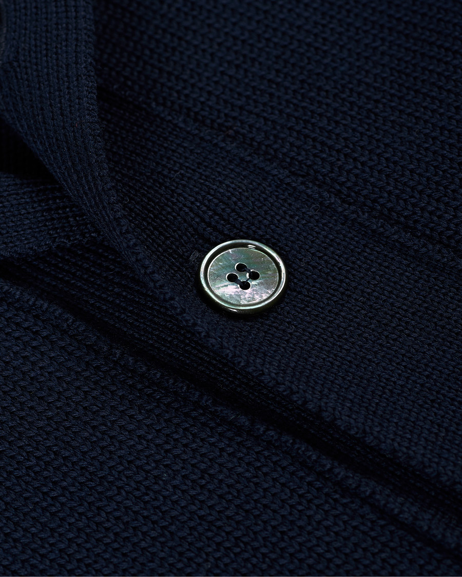 Herren | Pullover | Stenströms | Heavy Merino Wool Cardigan Navy