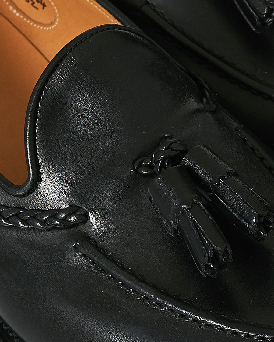 Herren | Edward Green Belgravia Tassel Loafer Black Calf | Edward Green | Belgravia Tassel Loafer Black Calf