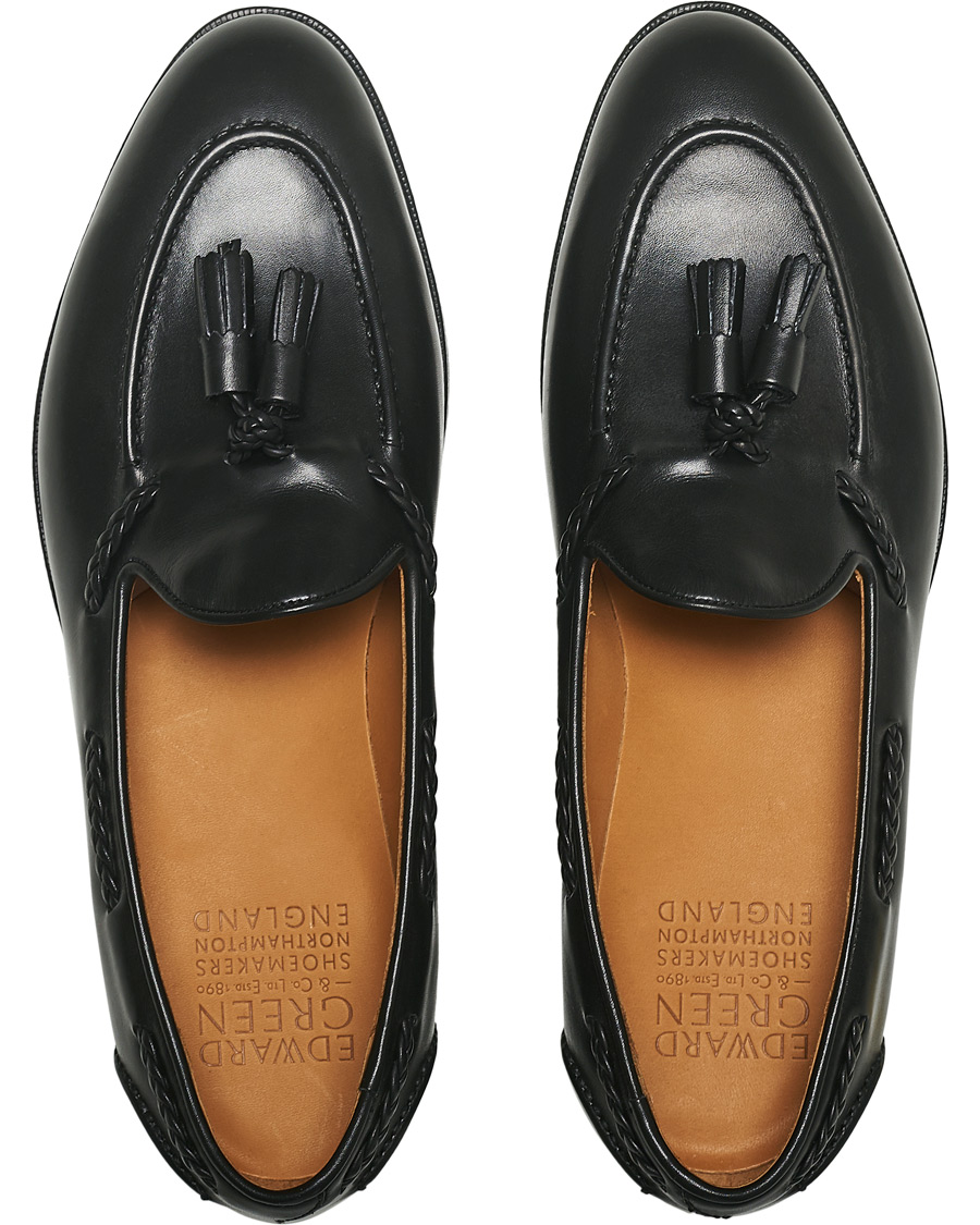 Herren | Edward Green Belgravia Tassel Loafer Black Calf | Edward Green | Belgravia Tassel Loafer Black Calf