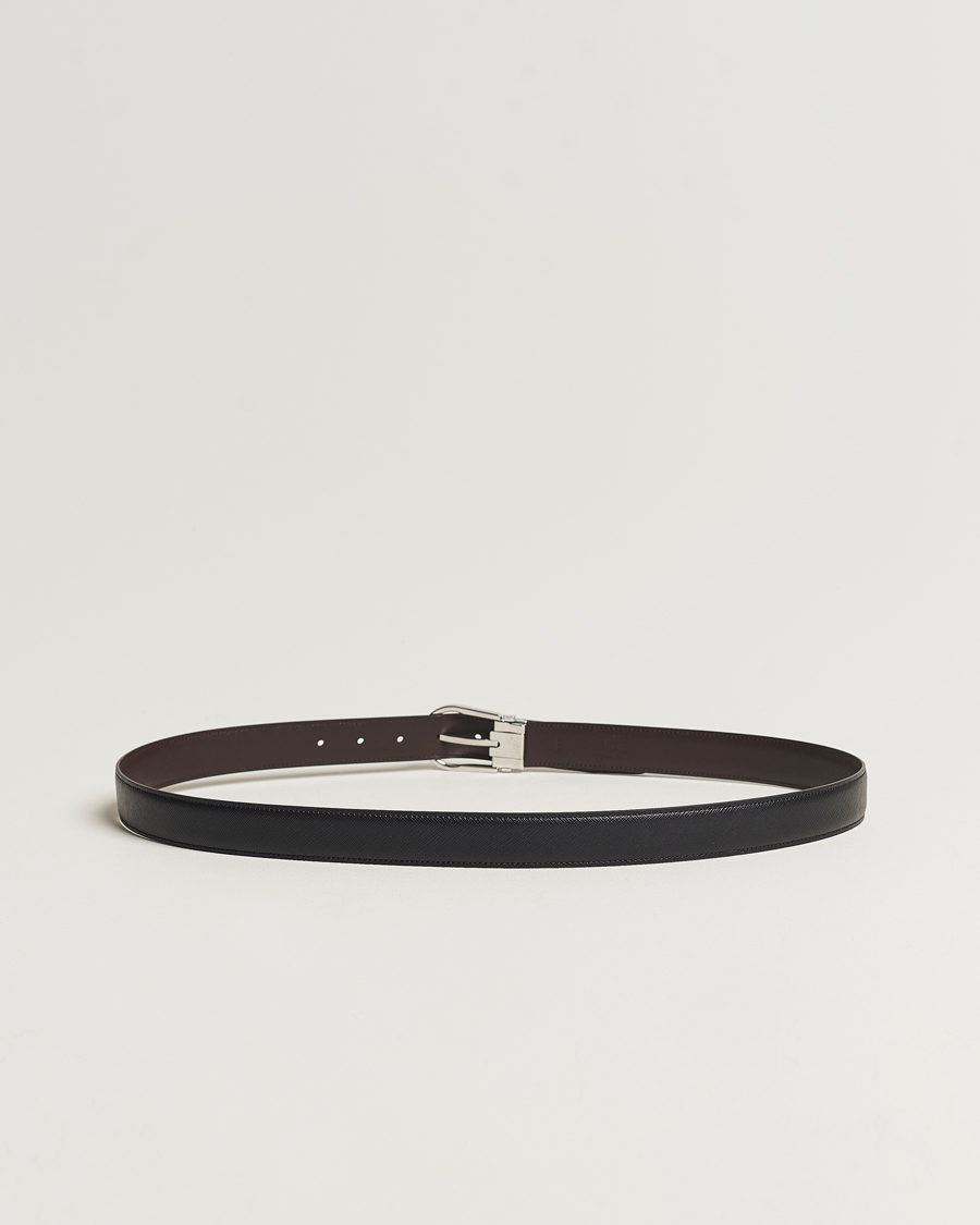 Herren | Accessoires | Montblanc | Reversible Saffiano Leather 30mm Belt Black/Brown
