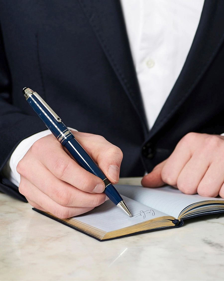 Herren | Montblanc 162 Meisterstück AW80D Rollerball Pen Blue | Montblanc | 162 Meisterstück AW80D Rollerball Pen Blue
