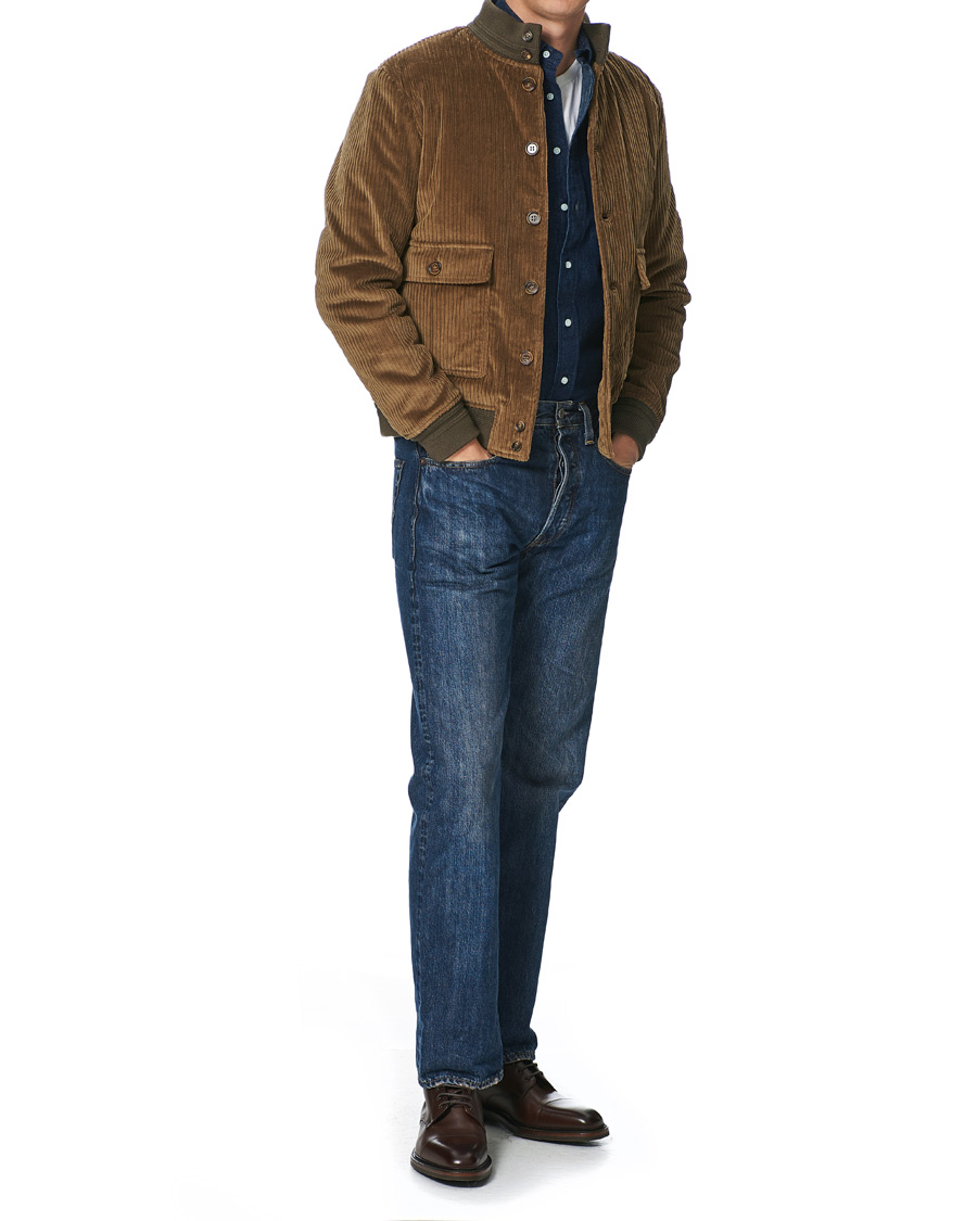 Herren | Hemden | Gitman Vintage | Button Down Denim Shirt Dark Indigo