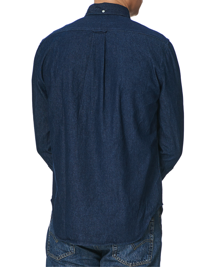 Herren | Hemden | Gitman Vintage | Button Down Denim Shirt Dark Indigo