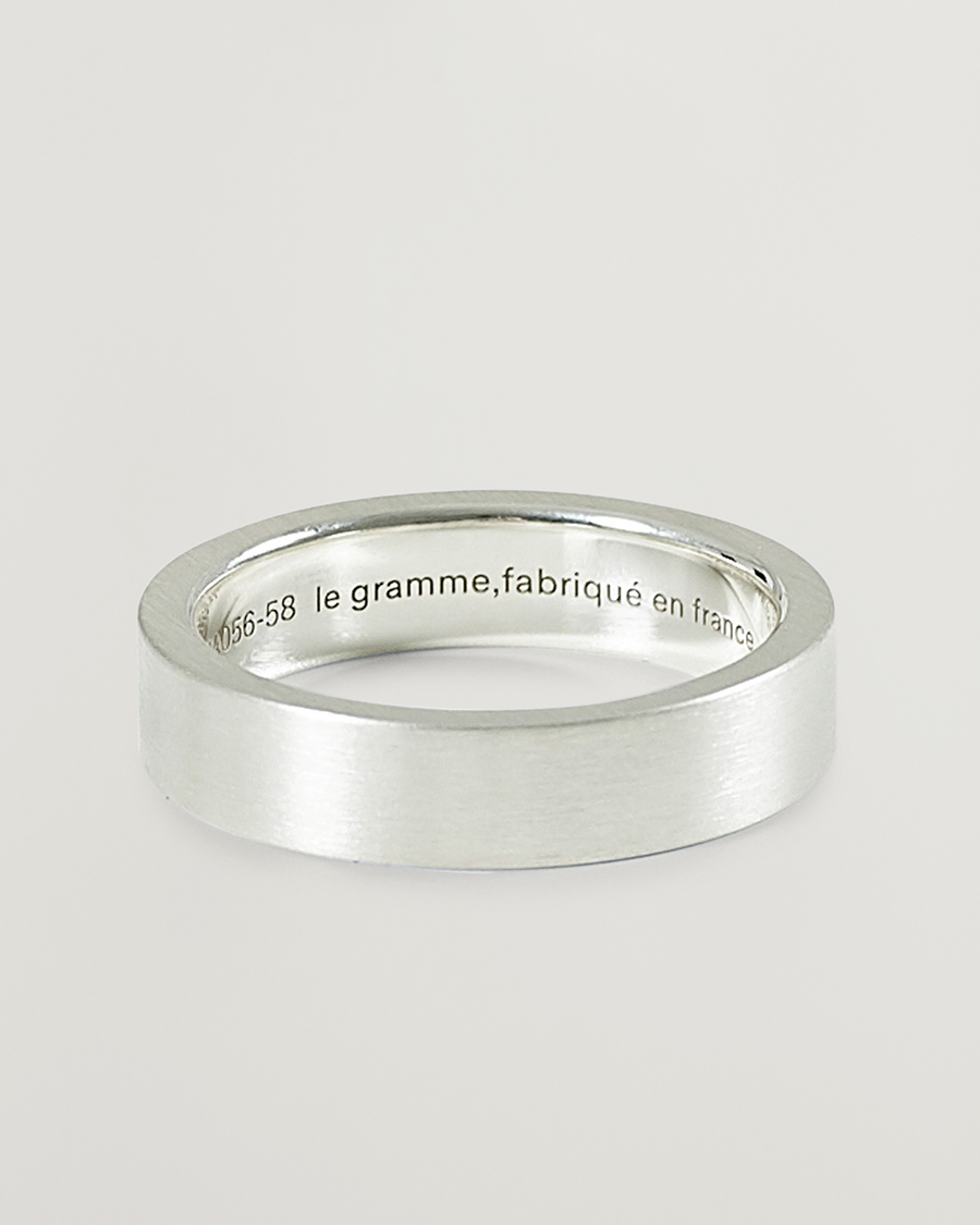 Herren | Schmuck | LE GRAMME | Ribbon Brushed Ring Sterling Silver 7g