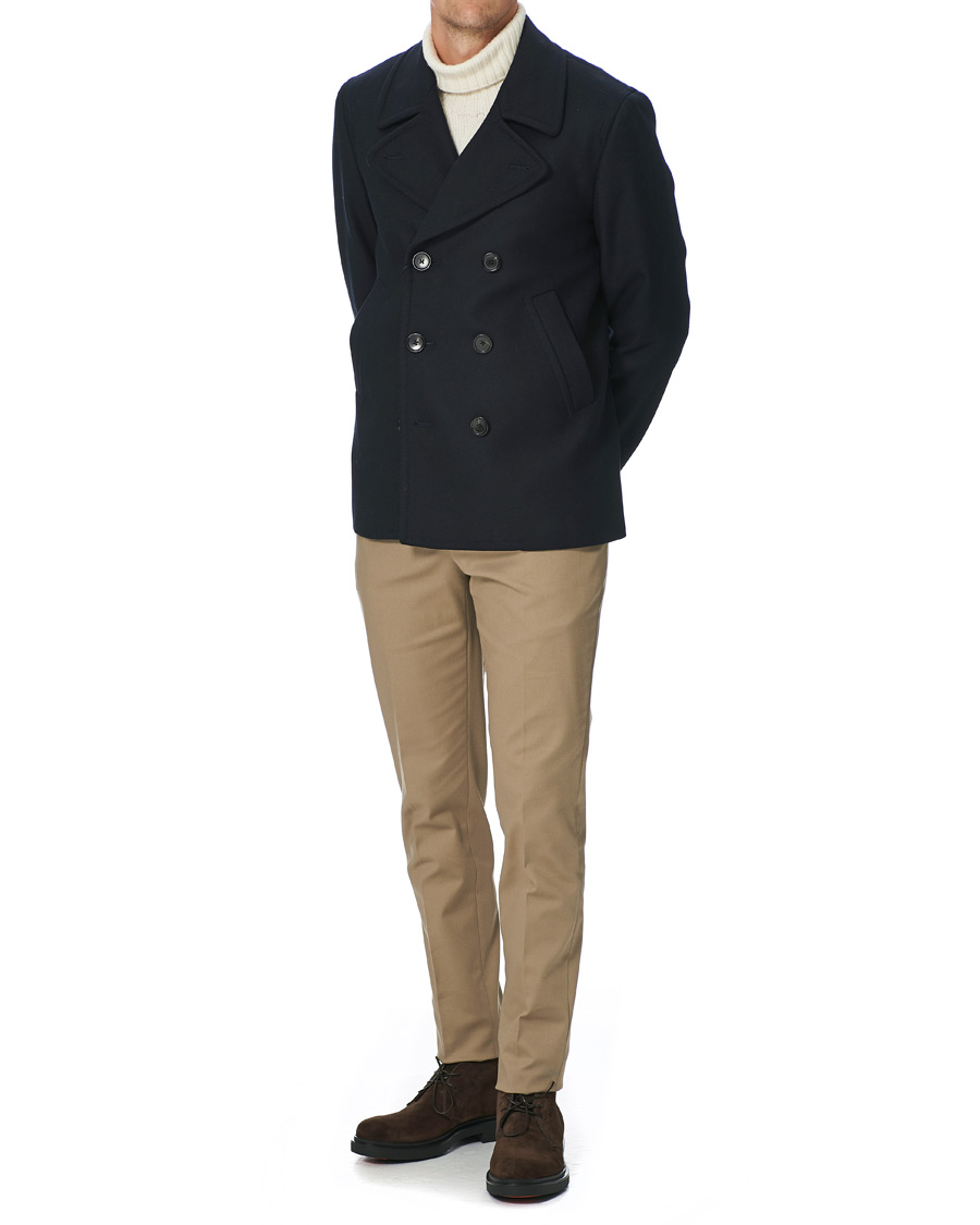 Herren | Santoni Wembley Desert Boot Dark Brown Suede | Santoni | Wembley Desert Boot Dark Brown Suede