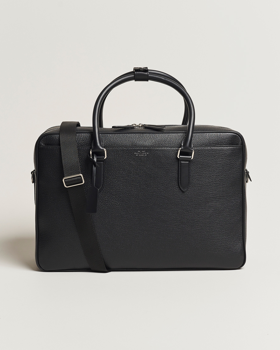 Herren | Taschen | Smythson | Ludlow 48 Hours Travel Bag Black